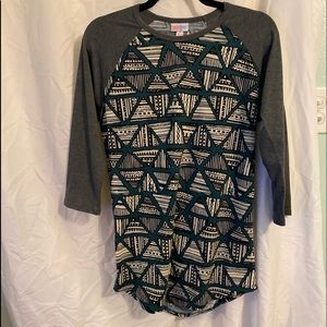 LulaRoe 3/4 Sleeve Shirt